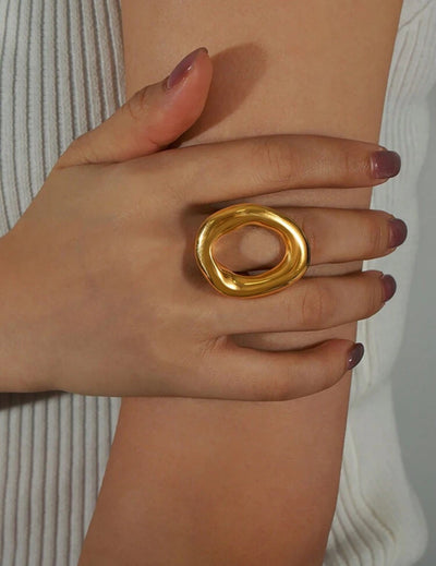 Anel Ovvo Dourado