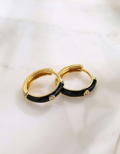 Brinco Argola Preto