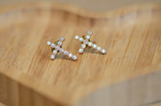 Brinco Cruz Strass